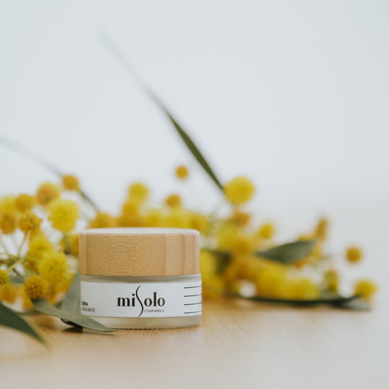 Argan Night Balm in a small glass jar